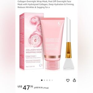 Collagen Overnight Wrap Mask Peel Off Face Mask Hydrolyzed Deep Hydration